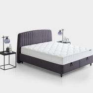 Yataş Bedding Silver Therapy 100x200 cm Tek Kişilik Yatak Baza Başlık 3'lü Set