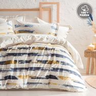 Yataş Bedding Stain Ranforce Bej Çift Kişilik Nevresim Takımı