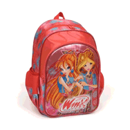 Yaygan Winx Club 63287 Okul Çantası Kırmızı
