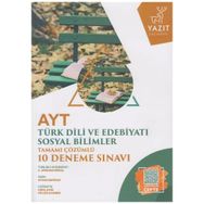 Yazıt Yayınları AYT Türk Dili Ve Edebiyatı Sosyal Bilimler Tamamı Çözümlü 10 Deneme Sınavı