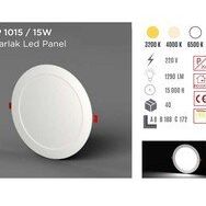 Ycl ALP-1015S 15 W Sıva Altı Yuvarlak Sarı Led Panel