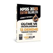 Yediiklim Yayınları 2023 KPSS Eğitim Bilimleri Ölçme ve Değerlendirme Tamamı Çözümlü 12 Deneme