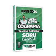 Yediiklim Yayınları 2024 Kpss Hakan Bileyen ile Coğrafya Tamamı Çözümlü Soru Bankası