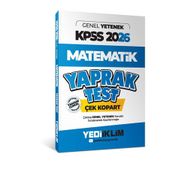 Yediiklim Yayınları 2026 KPSS Genel Yetenek Matematik Çek Kopart Yaprak Test