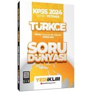 Yediiklim Yayınları - KPSS 2024 Genel Yetenek Türkçe Soru Dünyası