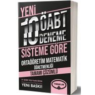 Yediiklim Yayınları ÖABT Ortaöğretim Matematik Öğretmenliği Tamamı Çözümlü 10 Deneme