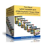 Yeni Nesil WEB Tasarım Uzmanlık Eğitim Seti 7 Kitap Enine Boyuna Eğitim