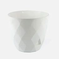 Yeni Özel Beyaz 22 cm Yakamoz Saksı