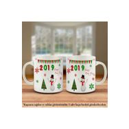 Yeni Yıl 2019 Kardan Adam Mizahi Happy New Year Kupa Bardak