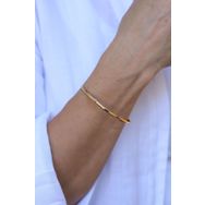 Yenigün Kuyumculuk 2.60 Gram İnce Çizgili Model Altın Bilezik - Yatırımlık & Hediyelik - 3 mm Genişlik