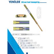 Yeniler 45mm 30cm Frenli Teleskopik Ray