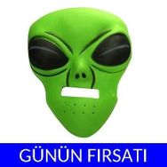 Yeşil Uzaylı Maskesi
