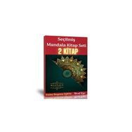 Yetişkinler İçin Seçilmiş Mandala Boyama Kitap Seti 2 Kitap Enine Boyuna Eğitim