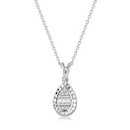 Yetkin Diamond 0.06 Karat Pırlanta Baget Kolye