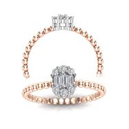 Yetkin Diamond 0.30 Karat Pırlanta Baget Yüzük