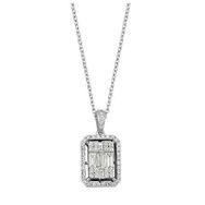Yetkin Diamond 0.50 Karat Pırlanta Baget Kolye