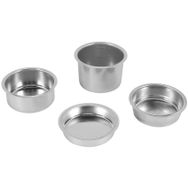 Yheonver 4 adet 51 mm Yedek Kahve Filtresi Kahve Filtre Sepeti Dipsiz Filtre Tutucu, Espresso Makinesi Parçaları İçin