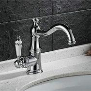 YHSGY‎ B07VT71S4D Sert Pirinç Elmas Tek Saplı Lavabo Musluğu