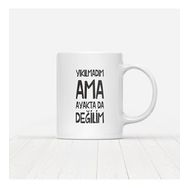 Yıkılmadım Ama Ayakta Da Değilim Baskılı Kupa