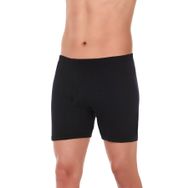 Yıldız Çamaşır YLDZ-05 Siyah %100 Pamuk Süprem Paçalı Erkek Boxer