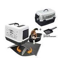 Yıldızhane Elekli Pas Pas Lüx Kedi Tuvaleti Taşıma Kabı