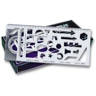 Yıldızlar 007 30 cm Ölçekli Şablon Cetvel