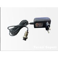 YKA Siyah 3 Pin Tem Terazi Adaptörü