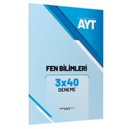 YKS AYT Fen Bilimleri 3x40 Deneme-Marka Yayınları