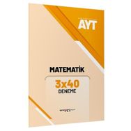YKS AYT Matematik 3x40 Deneme-Marka Yayınları