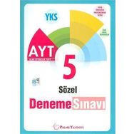 YKS AYT Sözel 5 Deneme Sınavı Palme Kitabevi