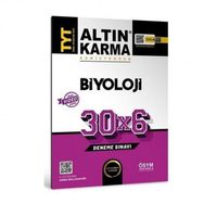 Yks Tyt Biyoloji 30x6 Deneme Video Çözümlü - Altın Karma Yayınları
