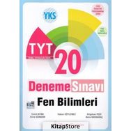 YKS TYT Fen Bilimleri 20 Deneme Sınavı Kollektif Palme Yayıncılık Sınav Kitapları
