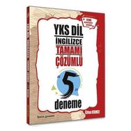YKSDİL İngilizce Tamamı Çözümlü 5 Deneme Tercih Akademi Yayınları
