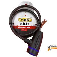 YMK 732 8 mm x 65 cm Bisiklet Kilidi