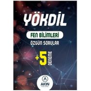 YÖKDİL Fen Bilimleri Özgün Sorular ve 5 Deneme - Akın Dil Yayınları