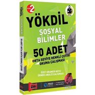 YÖKDİL Sosyal Bilimler 50 Adet Orta Seviye Renkli Çeviri Okuma Çalışması - Yargı Yayınları