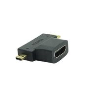 Yonextt Mini HDMI 3 in 1 Mikro HDMI Uyumlu HDTV 1.4 Kablo Adaptörü Dönüştürücü
