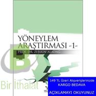 Yöneylem Araştırması 1 - Sait Gül Kenan Özden