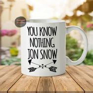 You Know Nothing Jon Snow Porselen Kupa Bardak