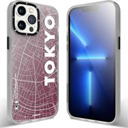 YoungKit Apple iPhone 13 Pro Baskılı Desenli World Trip Serisi Kapak Kılıf