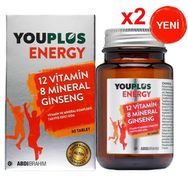 YouPlus Energy 12 Vitamin 8 Mineral Ginseng 2x30 Tablet