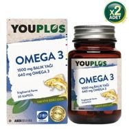 YouPlus Omega 3 2x30 Kapsül Balık Yağı