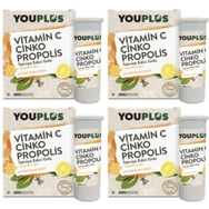 YouPlus Vitamin C Çinko Propolis 4x20 Efervesan Tablet