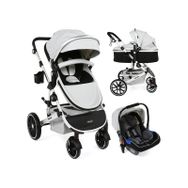 Yoyko Capsule Egg Travel Sistem Bebek Arabası Gri Silver