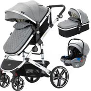 Yoyko Ultimate Travel Sistem 3 in 1 Gri Bebek Arabası