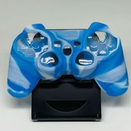 Yues Ps3 Joystick Silikon Dualshock Koruyucu Desenli Mavi Beyaz-Renkli Kılıf