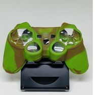 Yues Ps3 Joystick Silikon Dualshock Koruyucu Desenli Yeşil Kahve-Renkli Kılıf