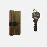 Yuma YMK Hibrit Cerman Barel Sarı 68 mm Standart Çelik Kapı Kilidi