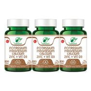 Yurdavit Potasyum Magnezyum Kalsiyum Çinko Vitamin D3 3x100 Tablet