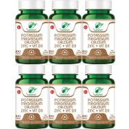 Yurdavit Potasyum Magnezyum Kalsiyum Çinko Vitamin D3 6x100 Tablet